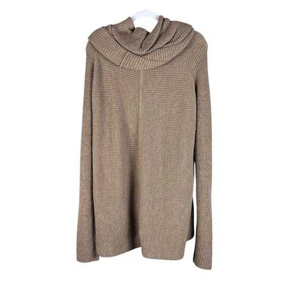 Vince Alpaca Wool Turtleneck Sweater Quiet Luxury Preppy Minimalist Camel Large - Picture 5 of 10